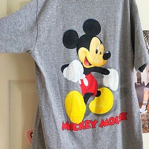 Vintage Disney Mickey Mouse Double Sided T-Shirt